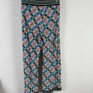 Nanette Lepore Swim Wide Leg Palazzo Beach Pants Boho Mandala Print Small